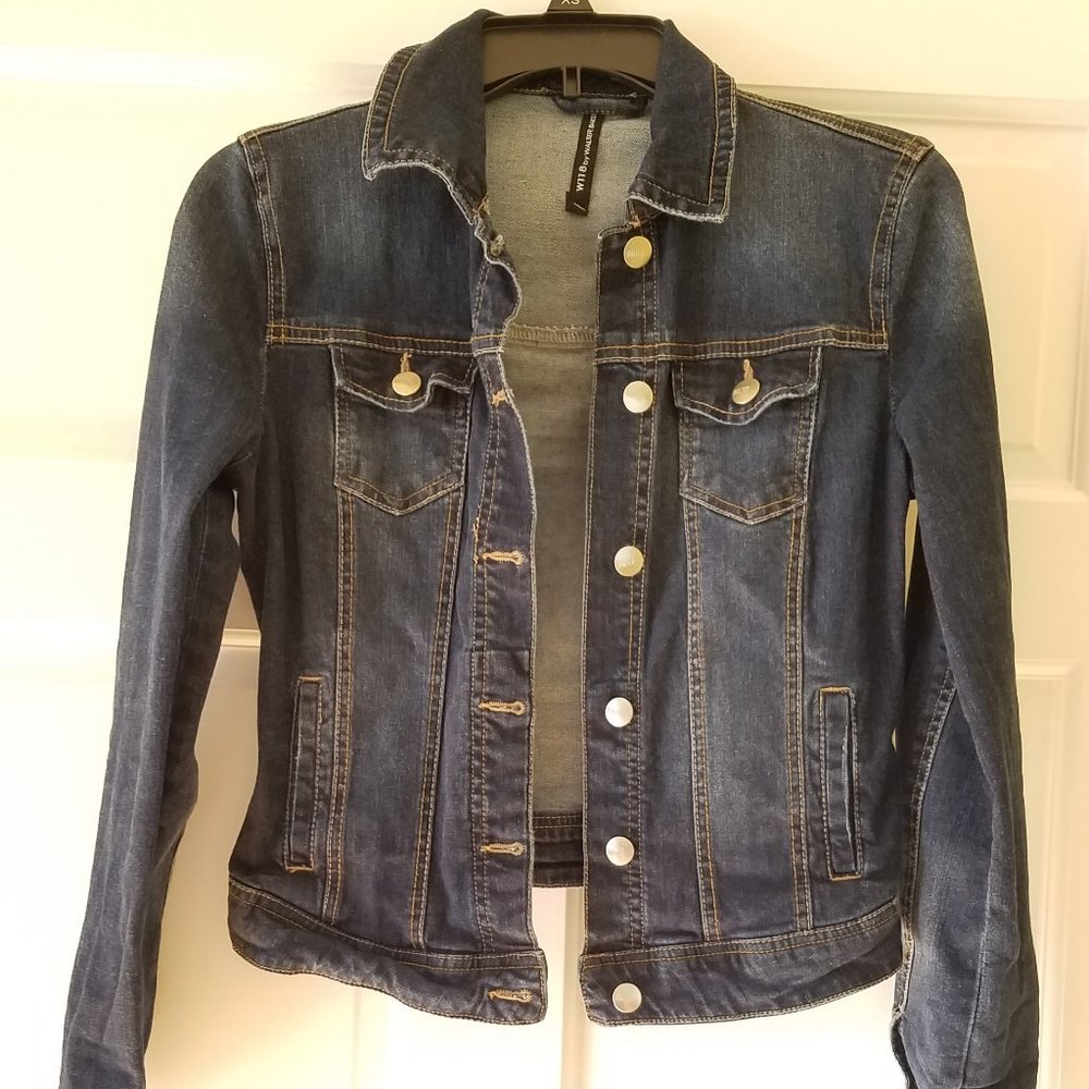 Dark Wash Denim Jacket XS